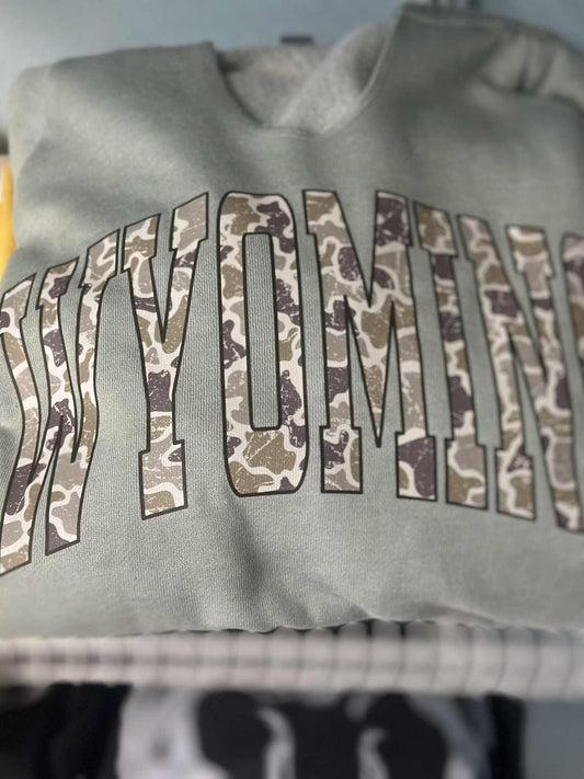Women's Wyoming Camo Hoodie