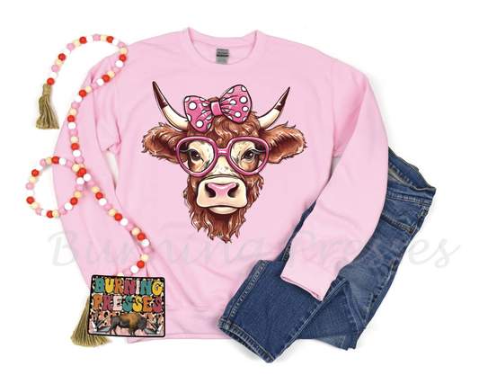 1051 Valentine cow DTF/Sublimation Transfer