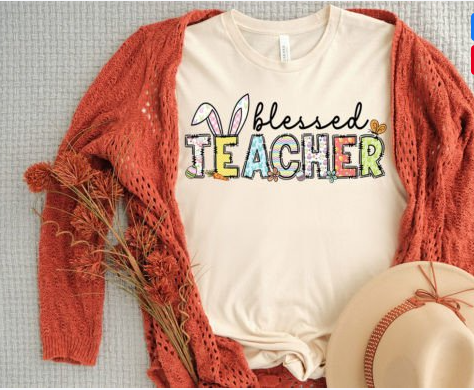 1168 Blessed Teacher DTF/Sublimation Transfer