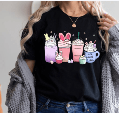 1169 Easter Latte DTF/Sublimation Transfer