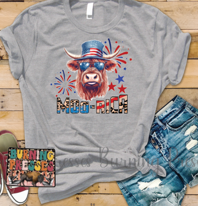 1496 Moo America DTF/Sublimation Transfer