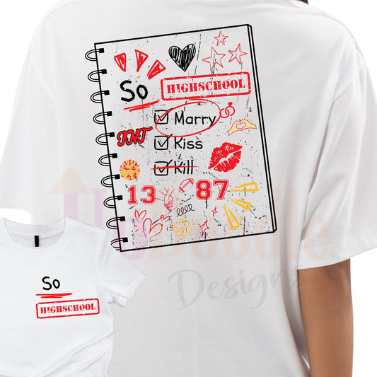 H1534 So High School DTF/Sublimation (Copy)