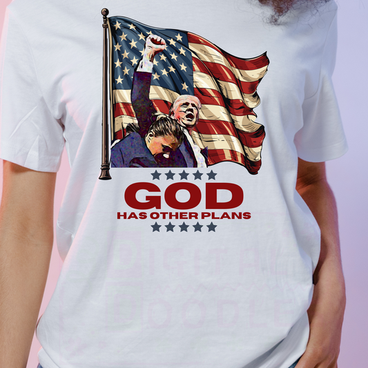 1768 God has other plans DTF/Sublimation Transfer