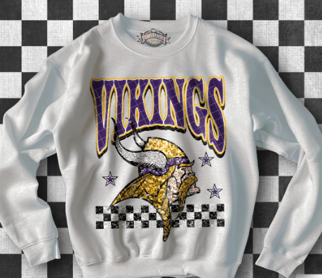 1835 Vikings Football DTF/Sublimation Transfers