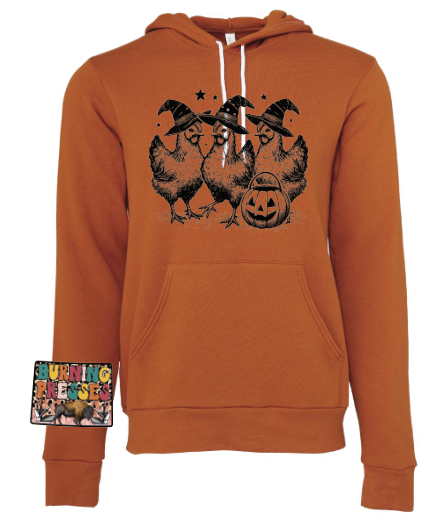 1900 Halloween Hens DTF/Sublimation Transfer