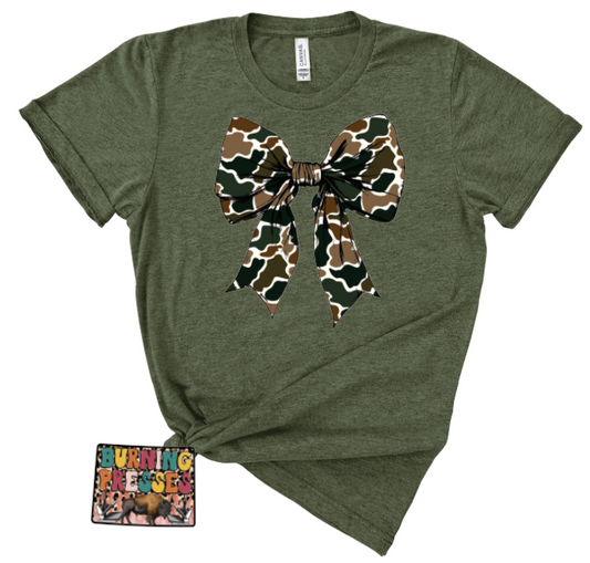 1916 Camo Coquette Bow DTF/Sublimation Transfers