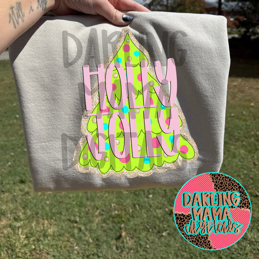 Holly Jolly DTF Transfer