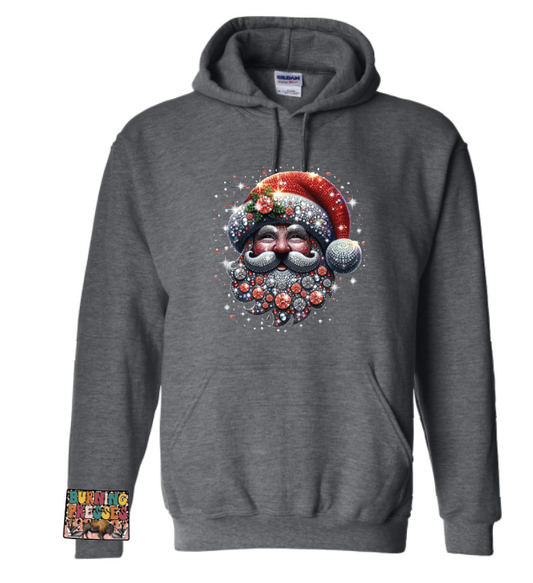 3012 Rhinestone Santa DTF/Sublimation Transfers