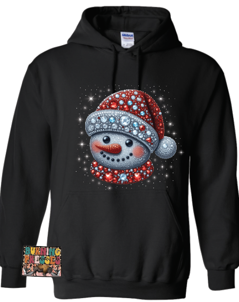 3013 Rhinestone Snowman DTF/Sublimation Transfers