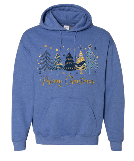 3056 Blue Merry Christmas Sublimation/DTF Transfer