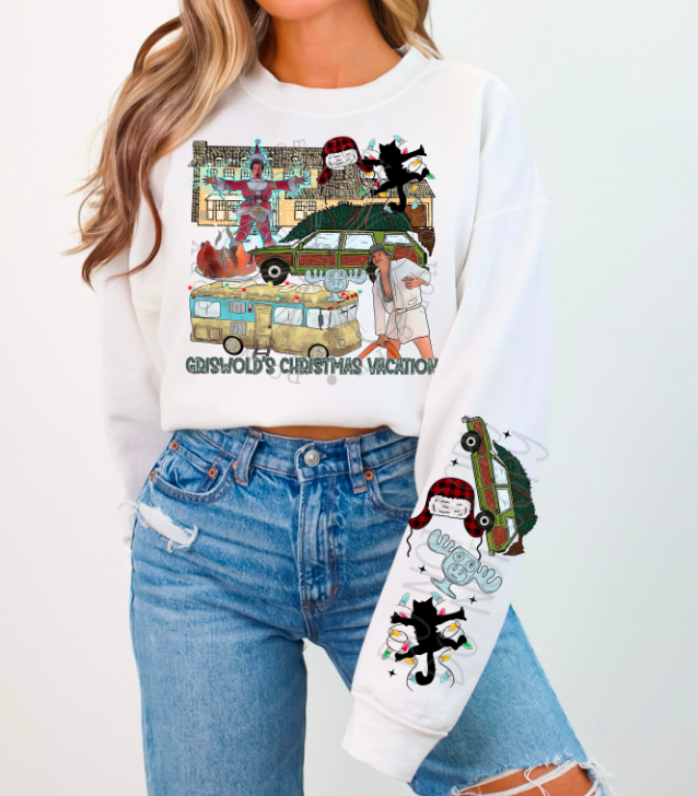 3093 Griswolds Vacation with Sleeve DTF/Sublimation Transfers