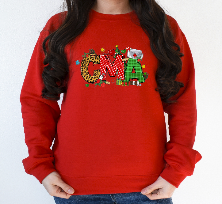 3122 Christmas CMA, CNA LPN or Nurse Sublimation/DTF Transfer