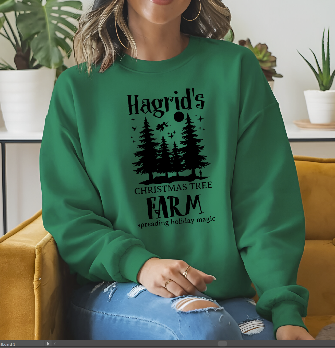 3149 Howarts tree farm DTF/Sublimation Transfers