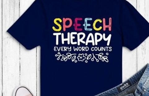 3165 Speech Therapy Every Word Counts DTF Transfer