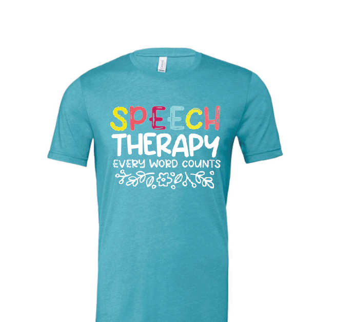 3165 Speech Therapy Every Word Counts DTF Transfer