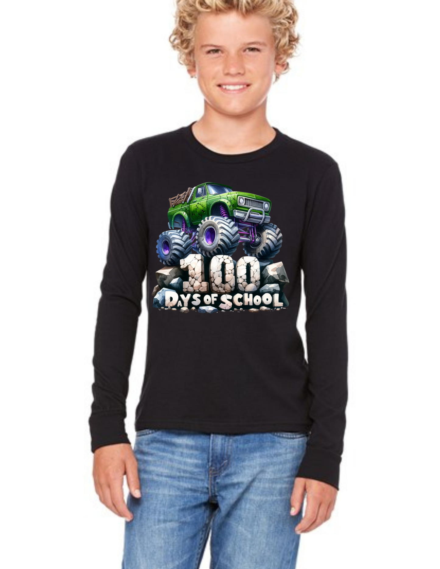 3242 100 Days of School Monster DTF/Sublimation Transfers