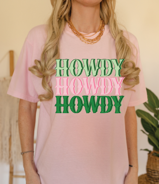 3377 Howdy Howdy Howdy DTF/Sublimation Transfers