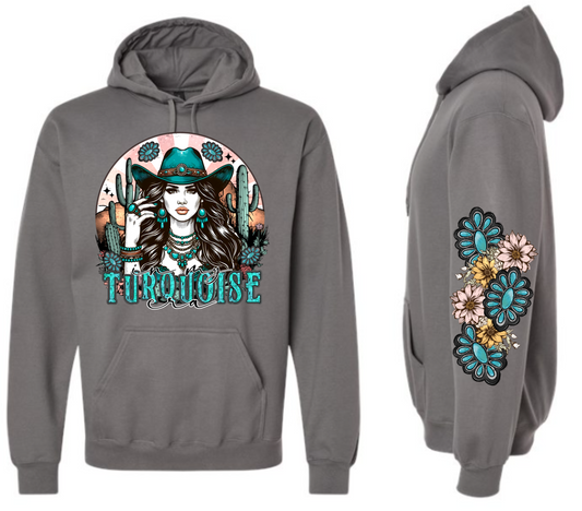 3411 Turquoise with Sleeve DTF/Sublimation Transfers