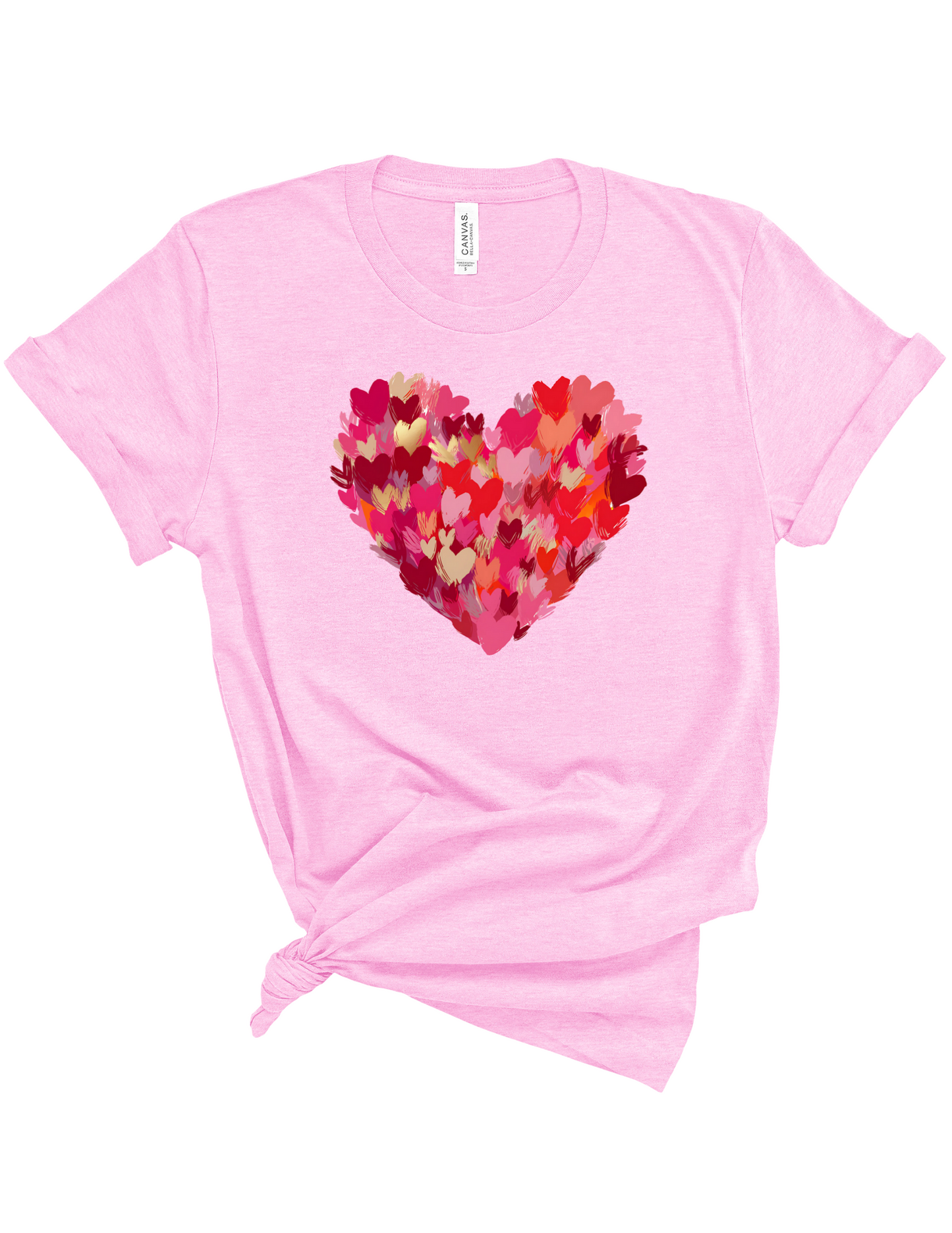 3447 Valentine Day Heart Brushstroke DTF/Sublimation Transfers