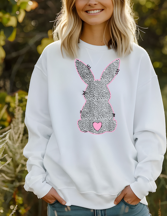 3474 Leopard Print Easter Bunny DTF Transfer