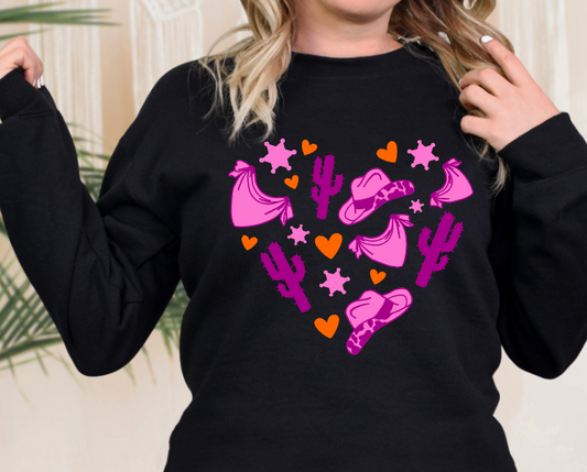 3491 Pink western lover DTF/Sublimation Transfer