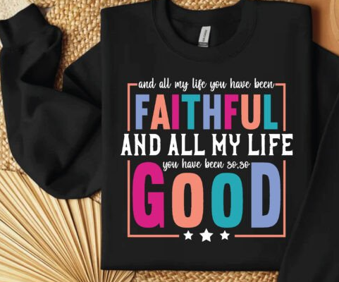 3654 Faithful box DTF/Sublimation Transfer