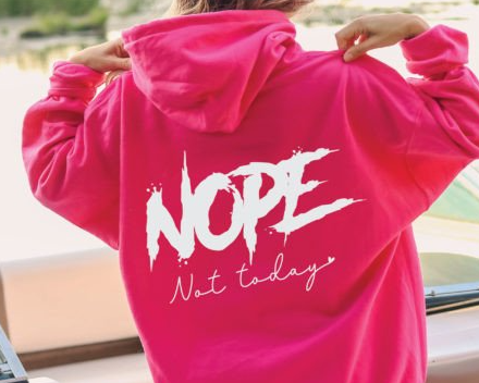 3657 NOPE Not Today DTF Transfer