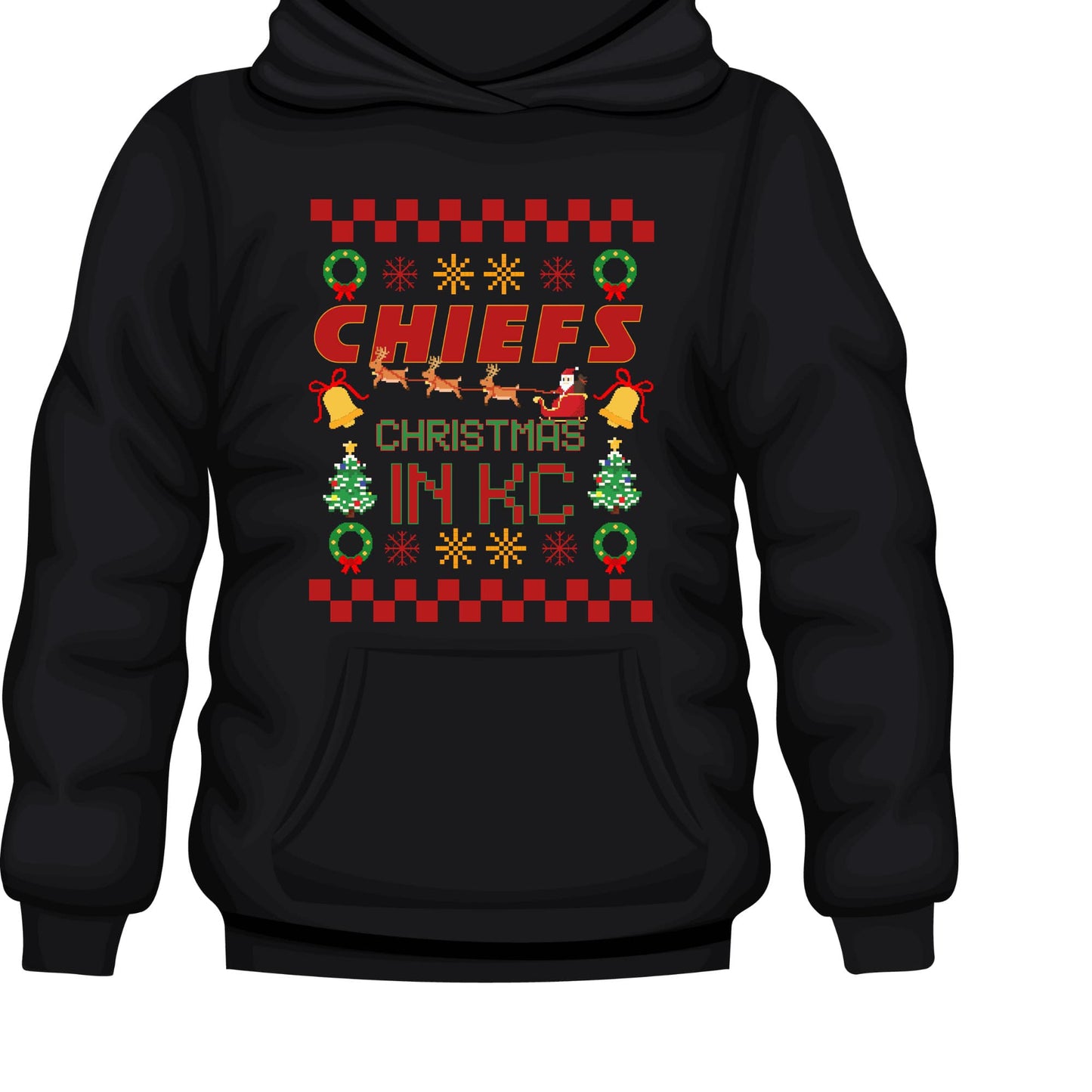 UGLY SWEATER CHRISTMAS FOOTBALL DTF transfers