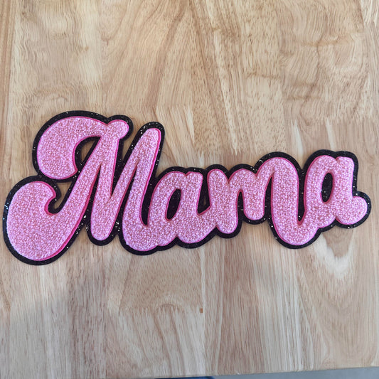 P10 MAMA pink and black patch READY TO PRESS