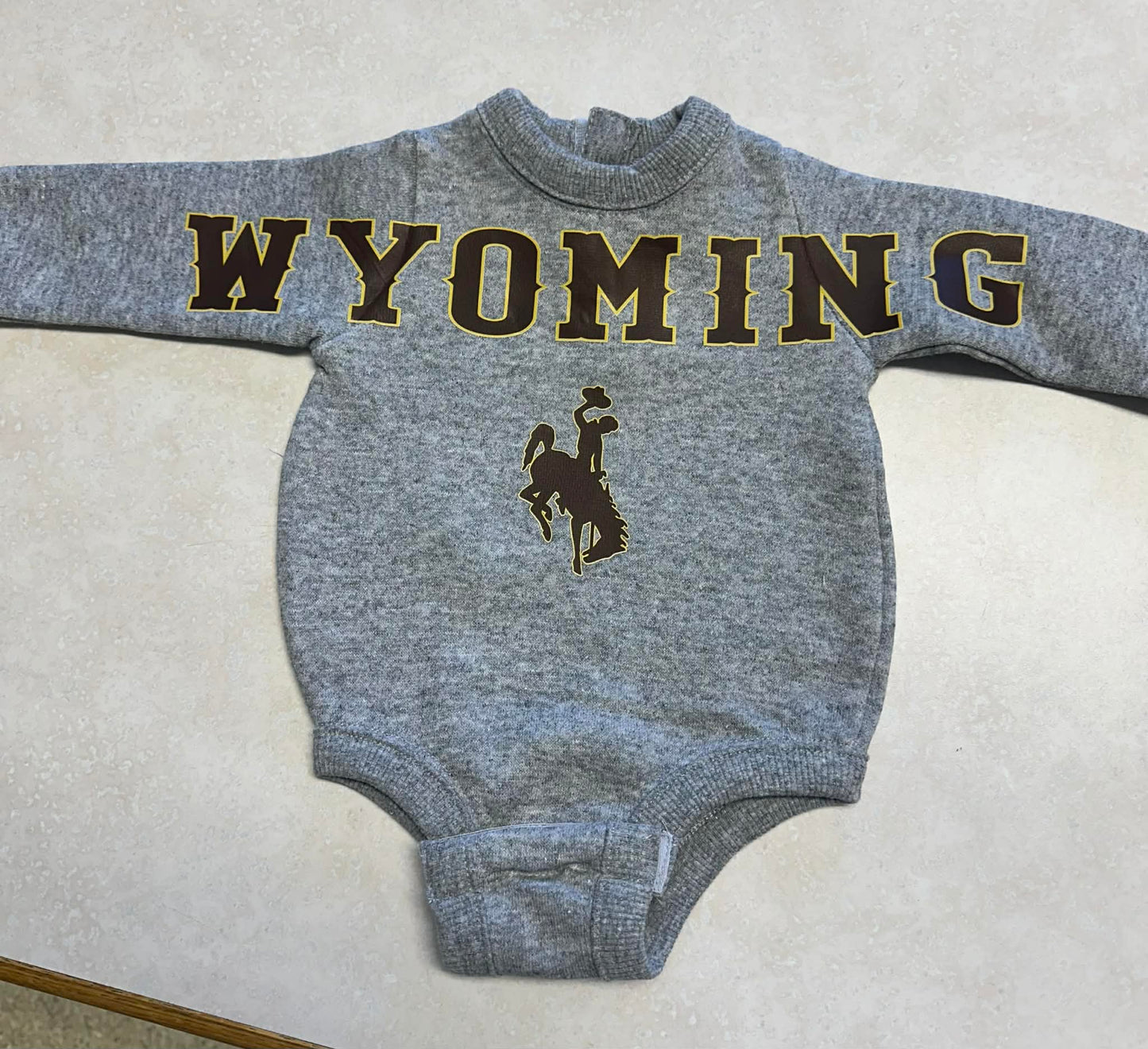 Varsity Wyoming Infant Crewneck