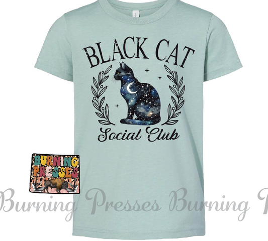 1753 Black Cat Social Club DTF/Sublimation