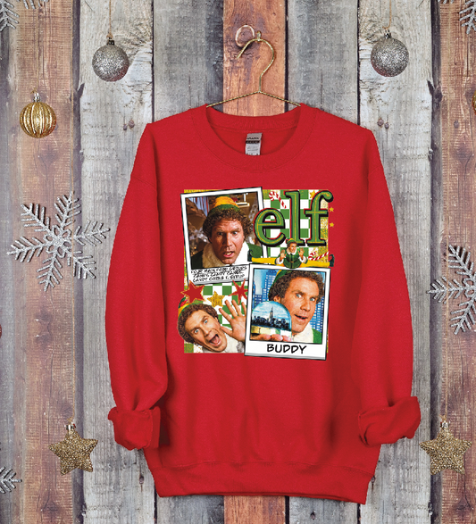 3033 Buddy Christmas Movie  DTF/Sublimation Transfer