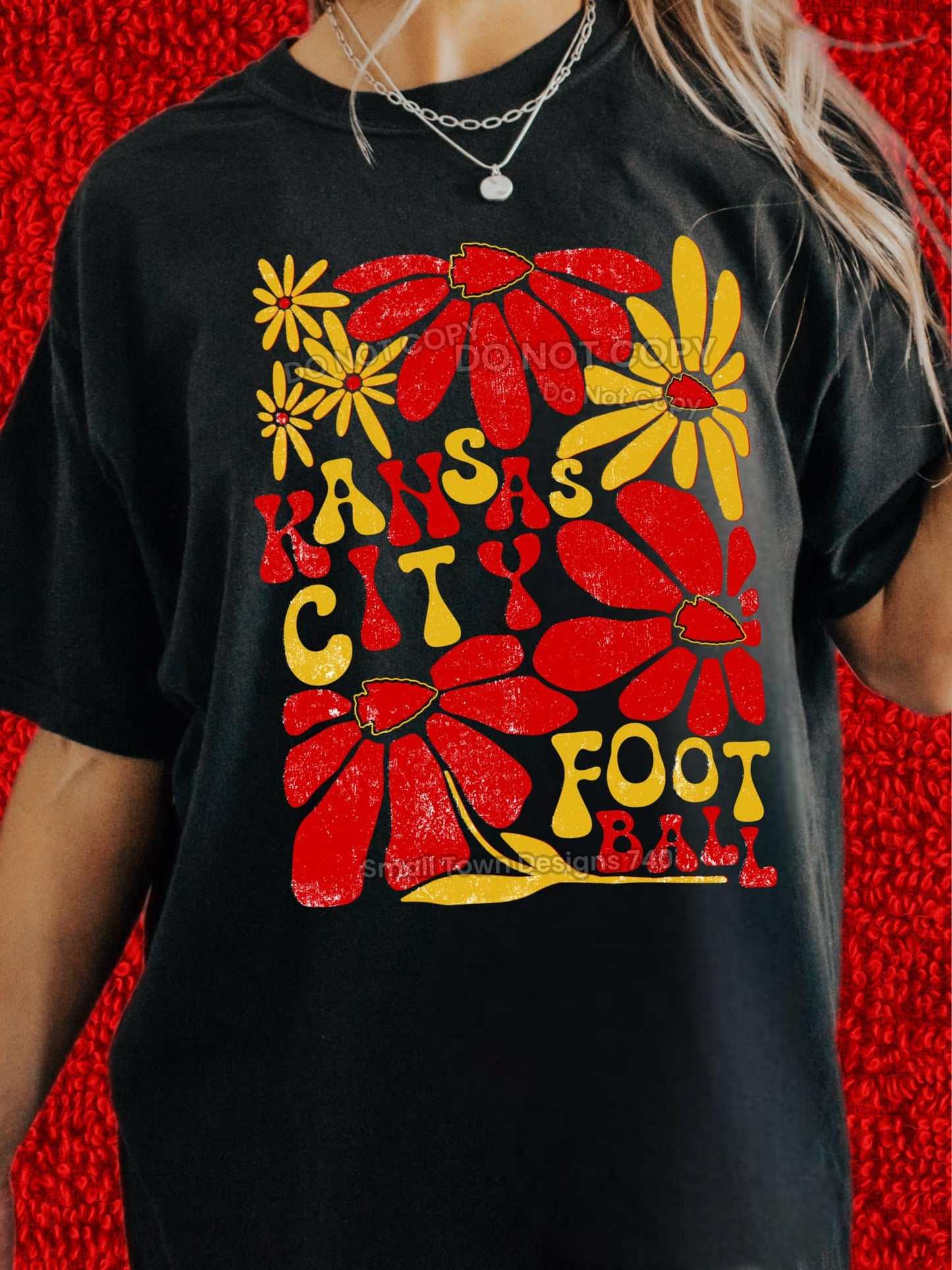 Floral Kansas City Football DTF Transfer