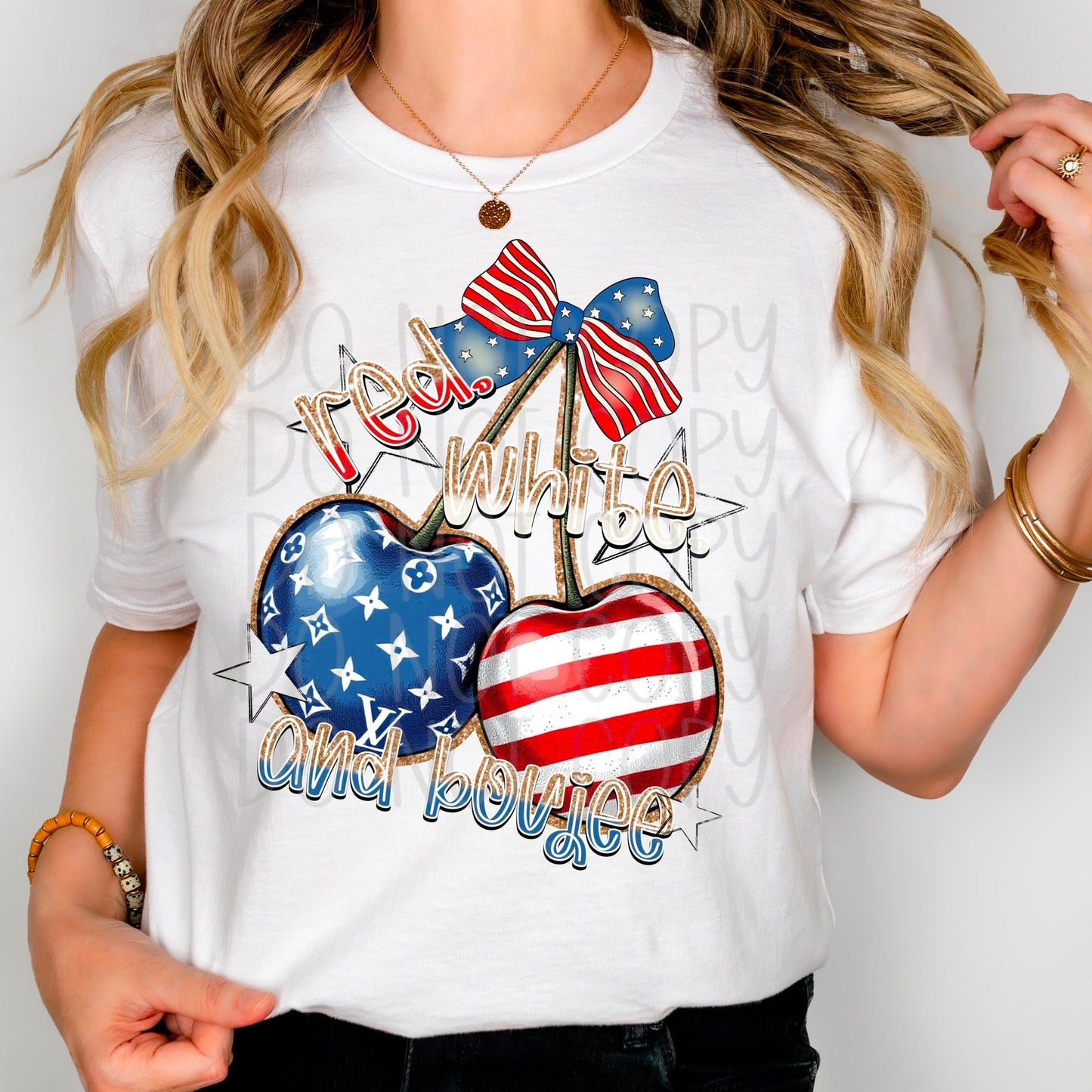 Red White and Boujee DTF Transfers