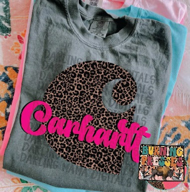 Car leopard  DTF Transfer