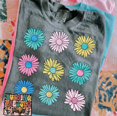 Daisy Collage DTF Transfer