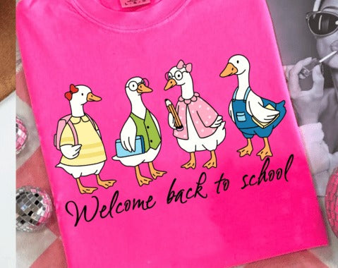 Welcome Back to School DTF Transfer