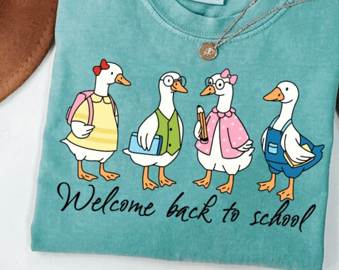 Welcome Back to School DTF Transfer