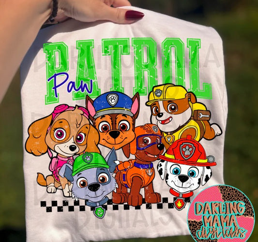 Paw P Friends DTF Transfer