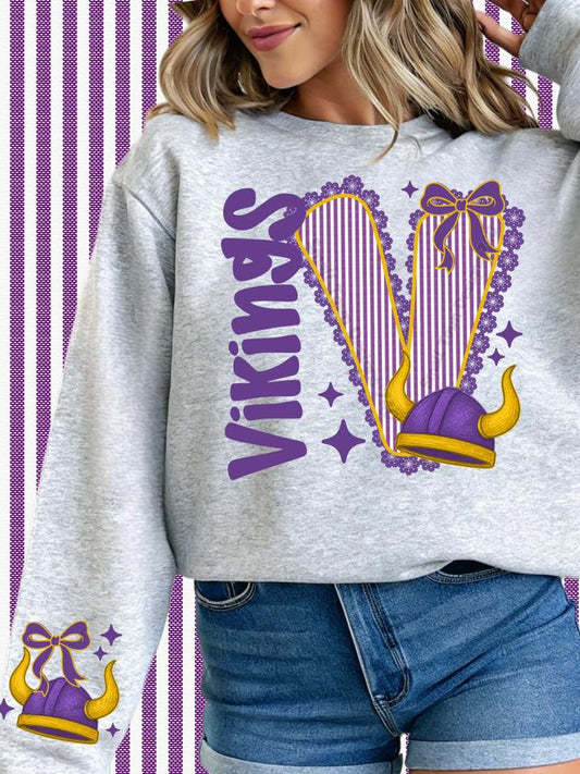 Viking Football with sleeve DTF Transfer