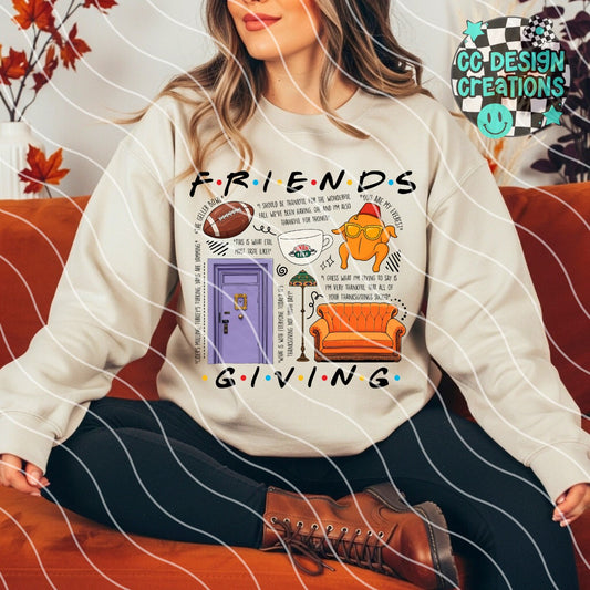 Friends Giving DTF Transfer