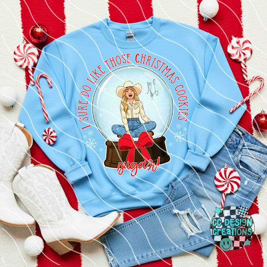 PIck between 5 singer Christmas DTF Transfer