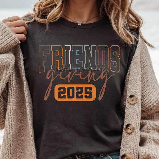 Friendsgiving 2025 DTF Transfer