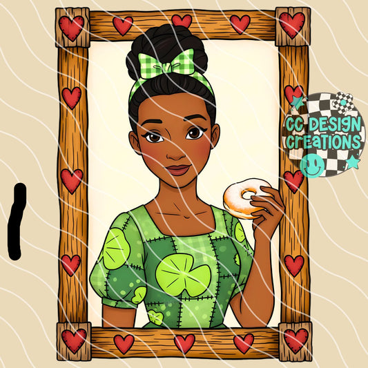 Framed Princesess DTF Transfer