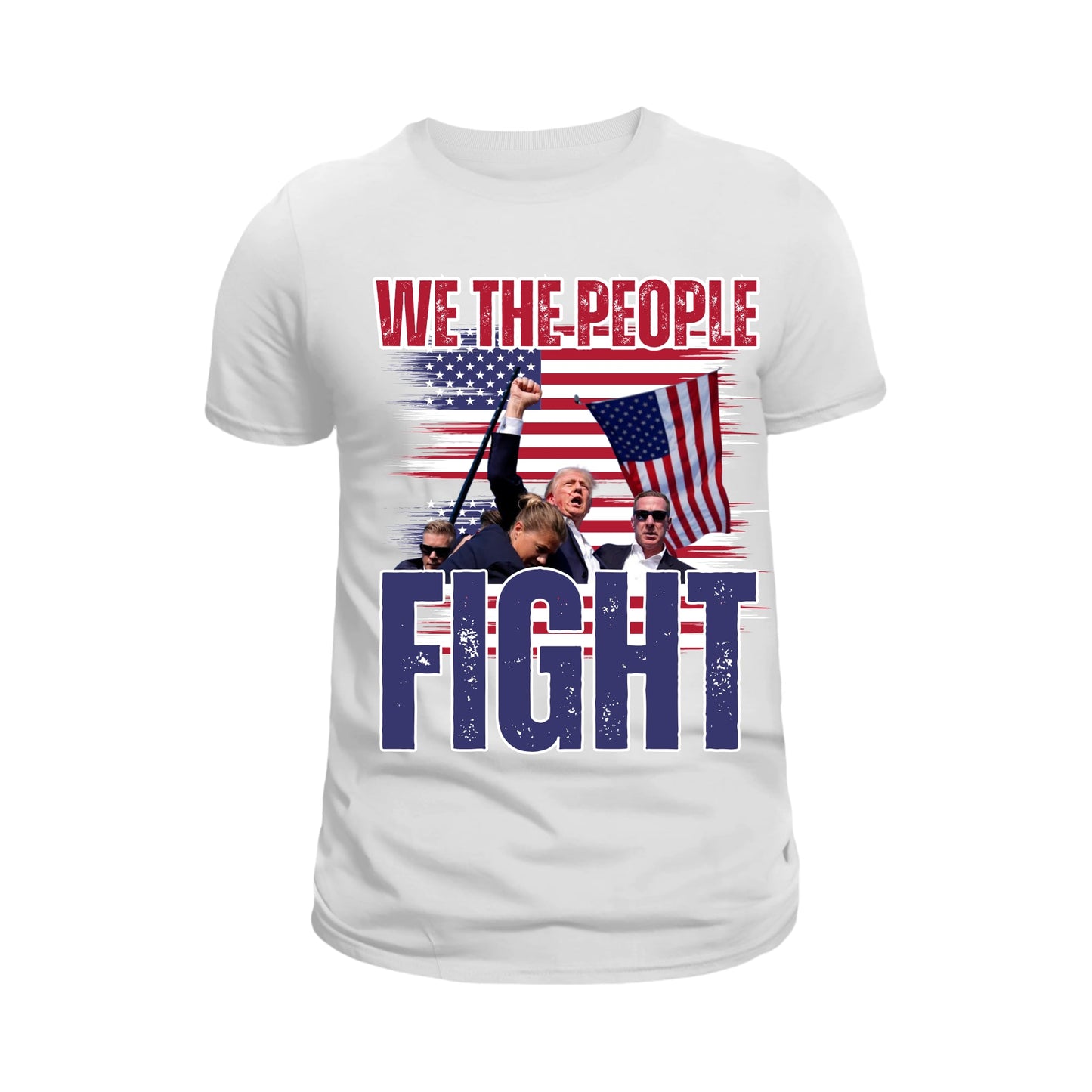 1744 We the people FIGHT DTF/Sublimation Transfer