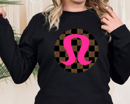 Boujee leopard and pink Design DTF Transfer