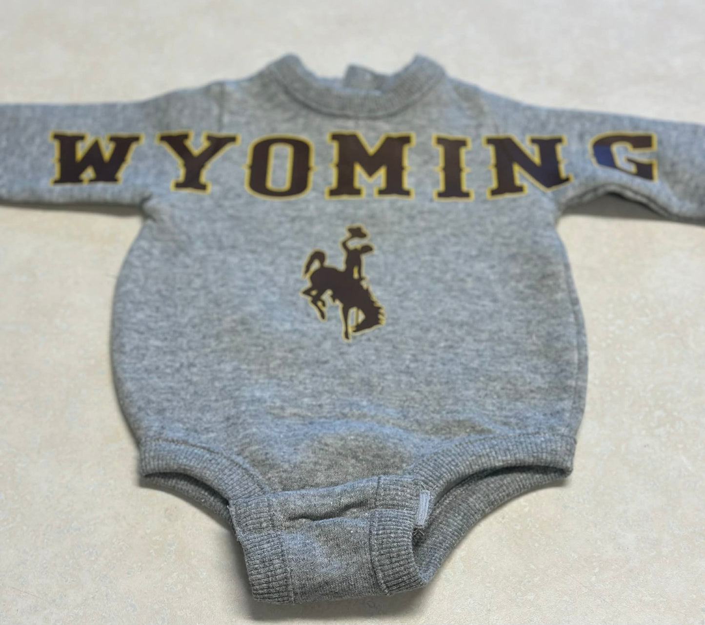 Varsity Wyoming Infant Crewneck