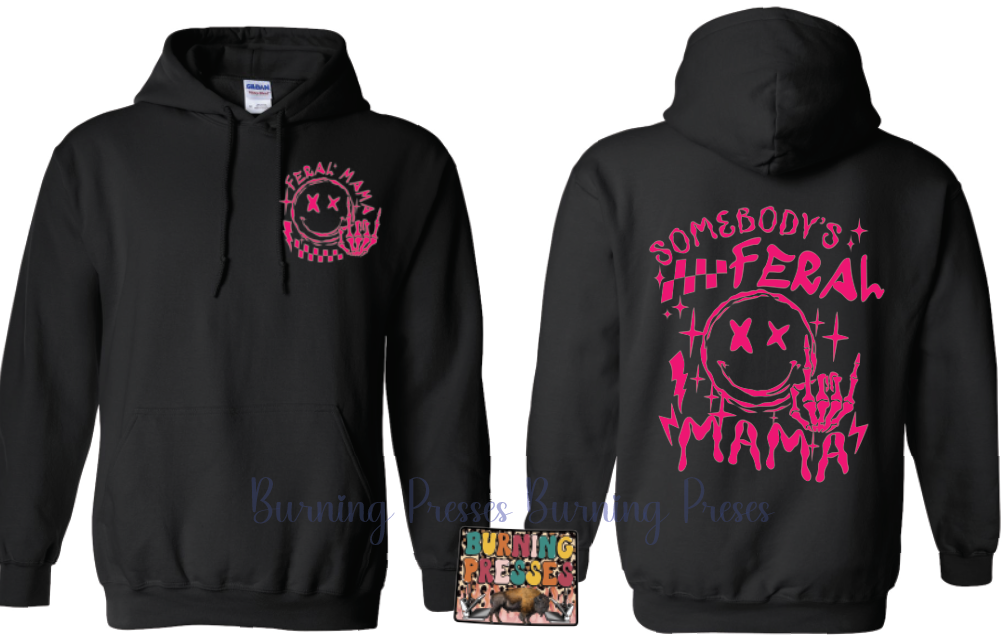 948 Someone's Feral Mom in Pink DTF/Sublimation Transfer