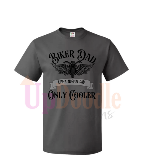 BIKER DAD COOLER SAYINGS Transfer