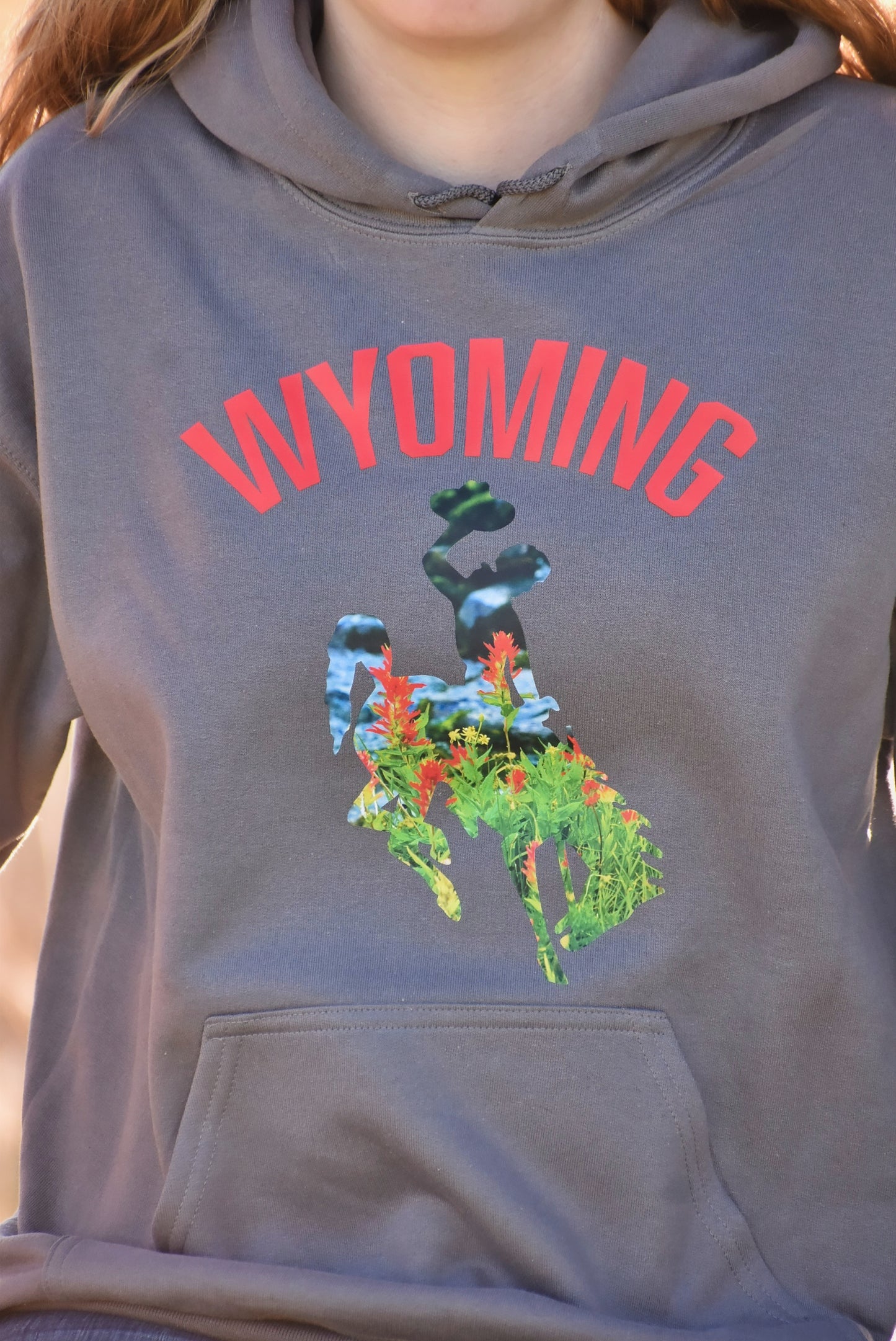 Wyoming Indian Paint Brush Hoodie